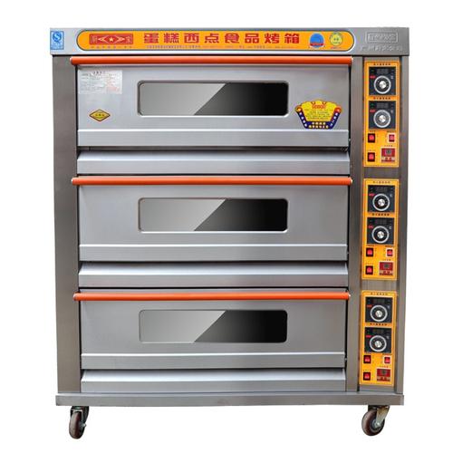 厨宝ka-30三层六盘电烤箱 商用电烘炉 月饼蛋糕面包烘箱图片